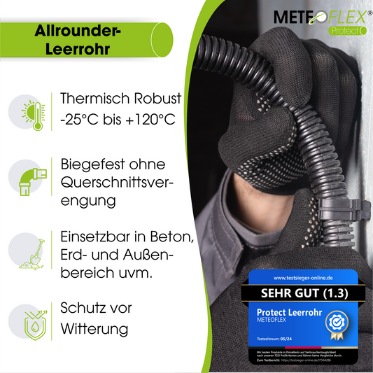 METEOFLEX® PROTECT LEERROHR 750N M16 M20 M25 M32 M40 M50