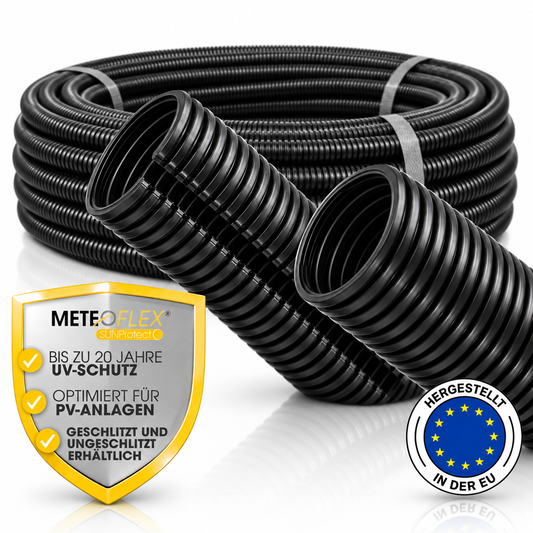 METEOFLEX® SUNPROTECT LEERROHR NW23 NW26 NW29 NW37 NW50 geschlitzt und ungeschlitzt