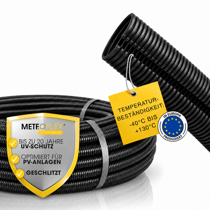 METEOFLEX® SUNPROTECT LEERROHR NW23 NW26 NW29 NW37 NW50 geschlitzt und ungeschlitzt
