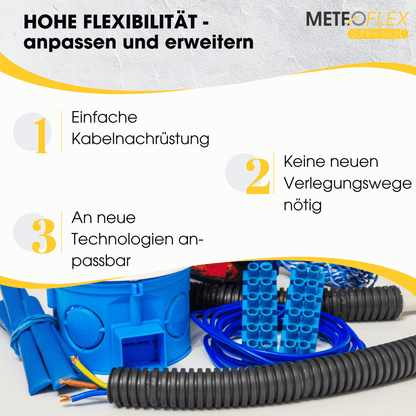METEOFLEX® SUNPROTECT LEERROHR NW23 NW26 NW29 NW37 NW50 geschlitzt und ungeschlitzt