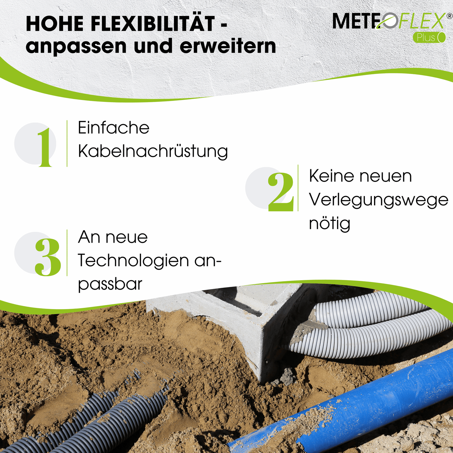 METEOFLEX® PLUS LEERROHR 750N Ø M16 M20 M25 M32 M40 M50