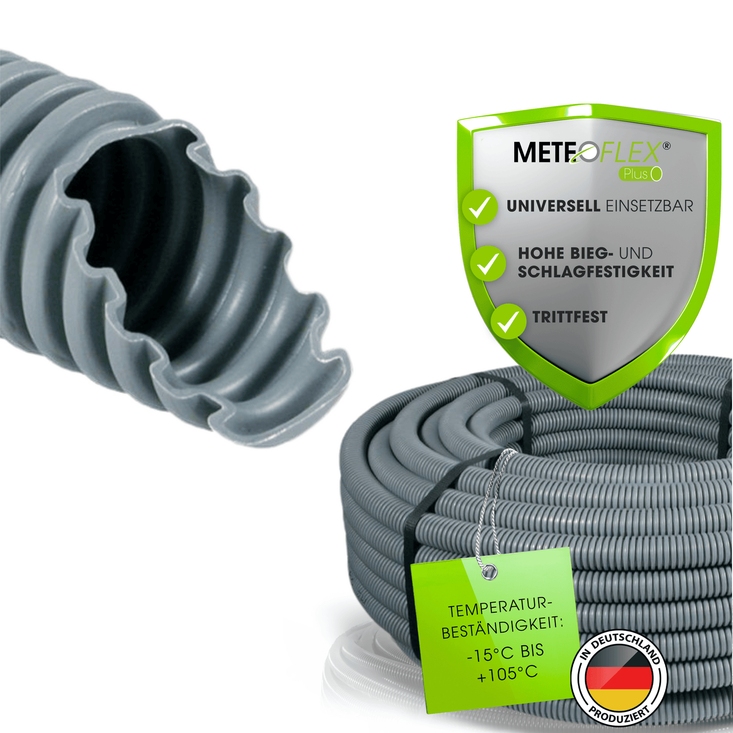 METEOFLEX® PLUS LEERROHR 750N Ø M16 M20 M25 M32 M40 M50