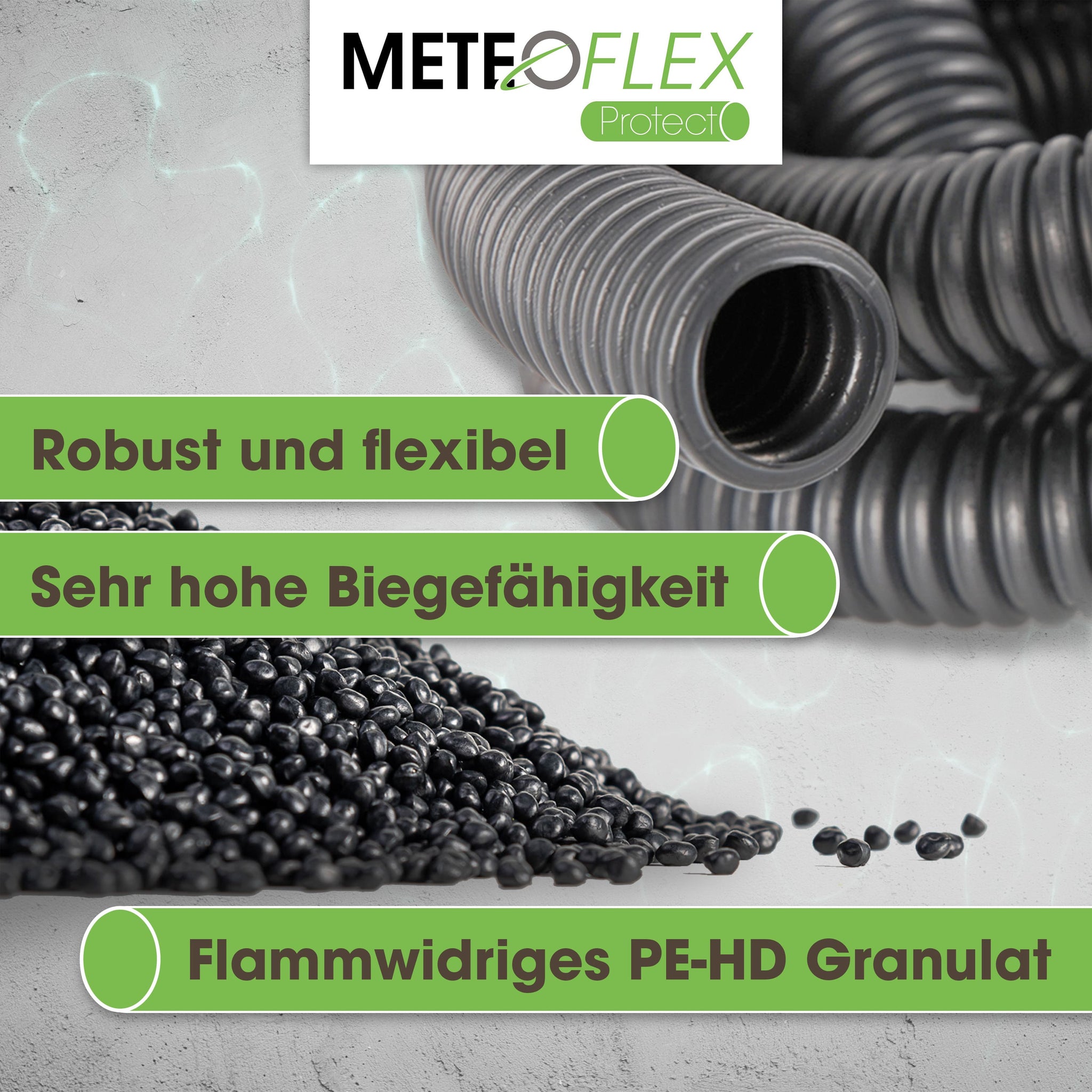 METEOFLEX® PROTECT LEERROHR 750N M16 M20 M25 M32 M40 M50 – METEOR